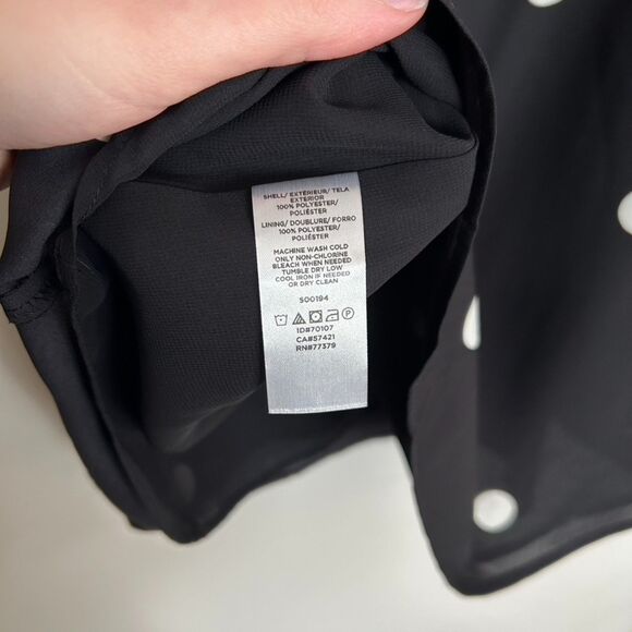 Loft Polka Dot Strappy Camisole Blouse - Picture 3 of 4